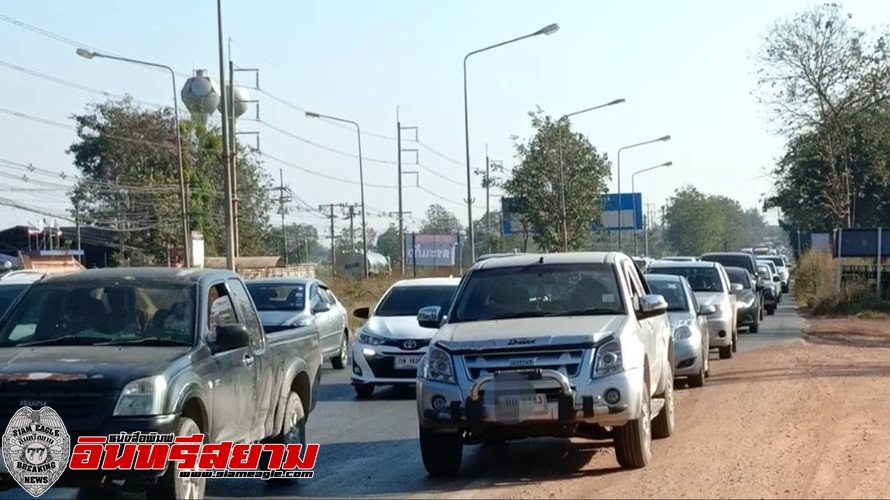 ปราจีนบุรี – ถนนสาย 304 (ศรีมหาโพธิ พนมสารคาม) รถยังติดยาวเหยียด