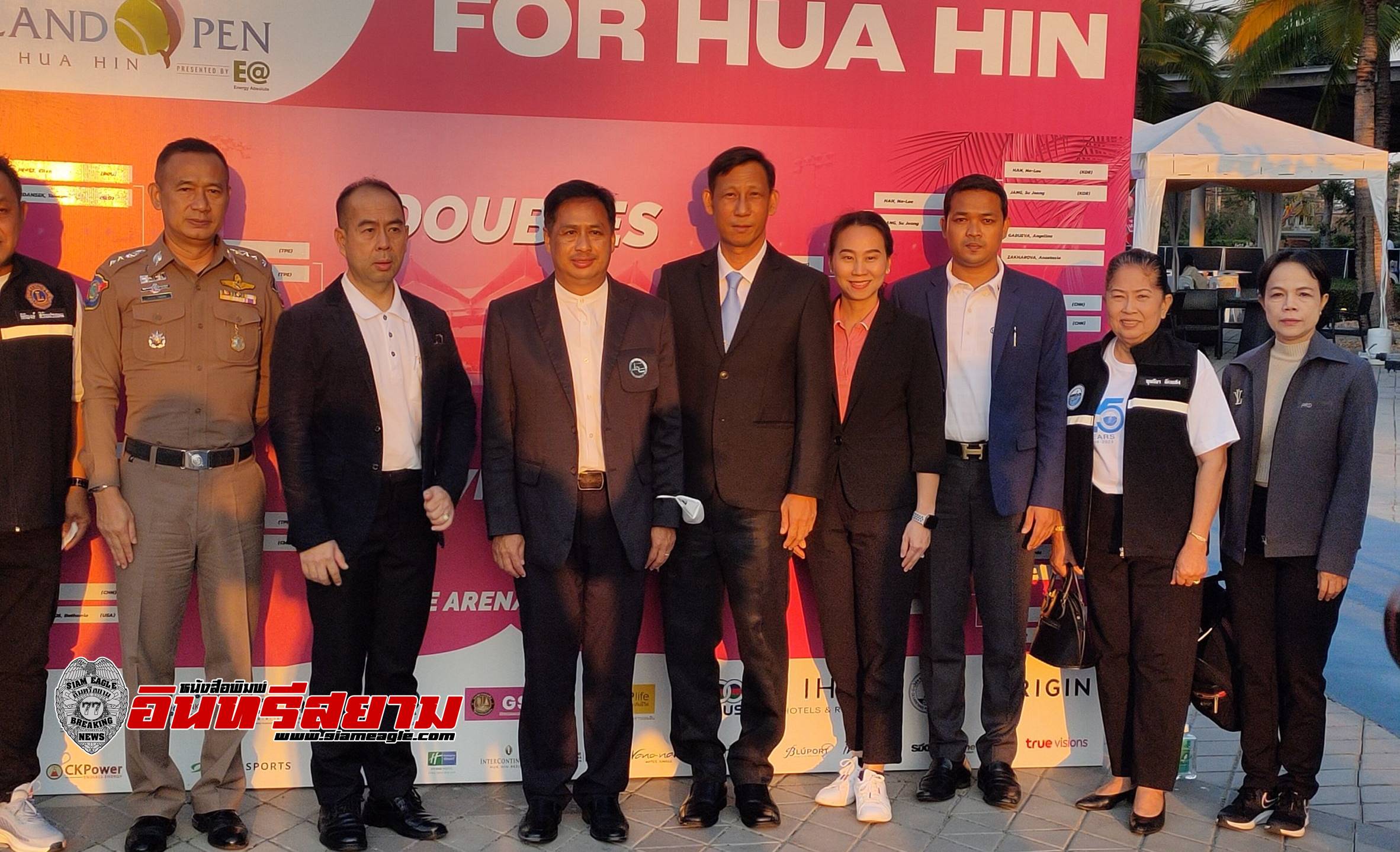 ประจวบคีรีขันธ์-ปิดเกมส์การแข่งขันเทนนิส”THAILAND OPEN FOR HUA HIN”ที่ทรูอารีน่า หัวหิน