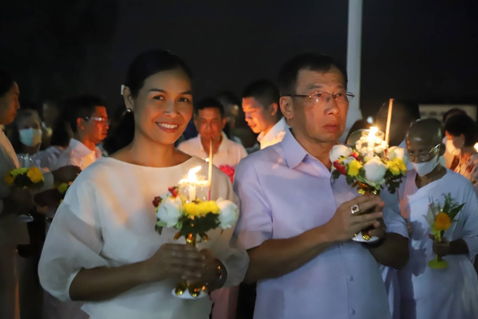 กระบี่-พุทธศาสนิกชนร่วมเวียนเทียน เนื่องในวันมาฆบูชา กระบี่-พุทธศาสนิกชนร่วมเวียนเทียน เนื่องในวันมาฆบูชา