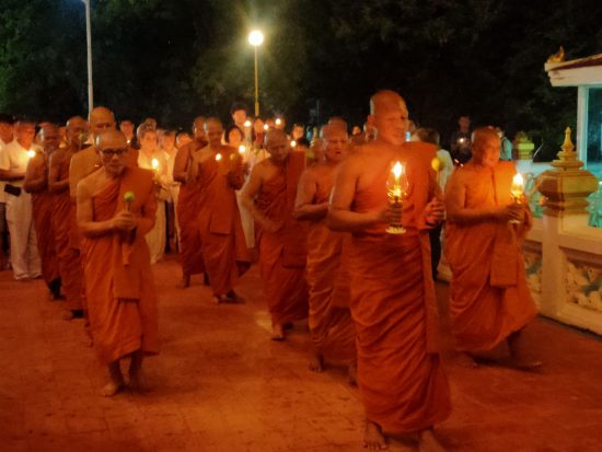 ประจวบคีรีขันธ์-วันอาสาฬหบูชา ที่วัดสุขสำราญเมืองหัวหิน